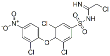 210411-44-2,N1-(2-CHLOROETHANIMIDOYL)-3,5-DICHLORO-4-(2-CHLORO-4-NITROPHENOXY)BENZENE-1-SULFONAMIDE