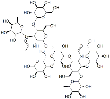 210427-13-7,N-[(2S,3R,4R,5S,6R)-2-[(2R,3S,4S,5R,6S)-2-[[(2R,3R,4R,5S,6R)-3-acetamido-6-(hydroxymethyl)-5-[(2S,3R,4S,5R,6R)-3,4,5-trihydroxy-6-(hydroxymethyl)oxan-2-yl]oxy-4-[(2R,3R,4S,5R,6R)-3,4,5-trihydroxy-6-methyloxan-2-yl]oxyoxan-2-yl]oxymethyl]-3,5-dihydroxy-6-[