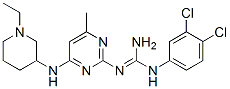 21062-28-2,1-(3,4-dichlorophenyl)-2-[4-[(1-ethyl-3-piperidyl)amino]-6-methyl-pyrimidin-2-yl]guanidine