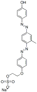 21116-11-0,sodium 2-[p-[[4-[(p-hydroxyphenyl)azo]-o-tolyl]azo]phenoxy]ethyl sulphate