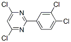 21139-62-8,4,6-DICHLORO-2-(3,4-DICHLOROPHENYL)PYRIMIDINE