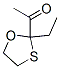 211740-04-4,Ethanone, 1-(2-ethyl-1,3-oxathiolan-2-yl)- (9CI)