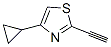 211940-15-7,Thiazole, 4-cyclopropyl-2-ethynyl- (9CI)