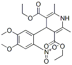 21203-88-3,diethyl 4-(4,5-dimethoxy-2-nitrophenyl)-1,4-dihydro-2,6-dimethylpyridine-3,5-dicarboxylate