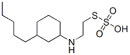 21209-03-0,5-(2-sulfosulfanylethylamino)pentylcyclohexane