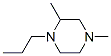 212307-33-0,Piperazine, 2,4-dimethyl-1-propyl- (9CI)