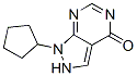 21253-98-5,9-cyclopentyl-2,4,8,9-tetrazabicyclo[4.3.0]nona-1,3,6-trien-5-one