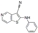 212916-20-6,Thieno[3,2-c]pyridine-3-carbonitrile, 2-(phenylamino)- (9CI)