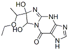 21323-92-2,9H-Imidazo[1,2-a]purin-9-one,  6-(1-ethoxyethyl)-1,4,6,7-tetrahydro-6,7-dihydroxy-  (8CI)