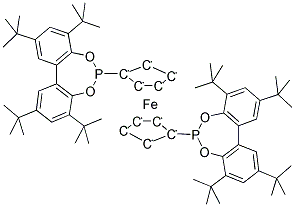 214151-82-3,1,1'-BIS[2,4,8,10-TETRAKIS(1,1-DIMETHYLETHYL)DIBENZO[D,F][1,3,2]DIOXAPHOSPHEPIN-6-YL]FERROCENE
