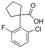 214263-03-3,1-(2-CHLORO-6-FLUOROPHENYL)CYCLOPENTANECARBOXYLIC ACID