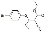 214330-98-0,Ethyl3-(4-bromophenylthio)-2-cyano-3-(methylthio)acrylate