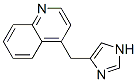 214700-58-0,Quinoline,  4-(1H-imidazol-4-ylmethyl)-  (9CI)
