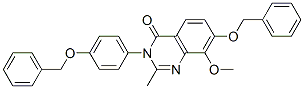 214845-92-8,4(3H)-Quinazolinone,  8-methoxy-2-methyl-7-(phenylmethoxy)-3-[4-(phenylmethoxy)phenyl]-