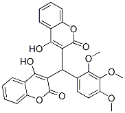 215118-76-6,2H-1-BENZOPYRAN-2-ONE, 3,3'-[(2,3,4-TRIMETHOXYPHENYL)METHYLENE]BIS[4-HYDROXY]-
