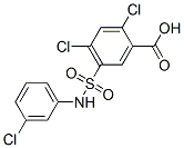 21525-21-3,2,4-DICHLORO-5-(3-CHLORO-PHENYLSULFAMOYL)-BENZOIC ACID