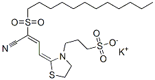 21528-48-3,potassium 3-[2-[3-cyano-3-(dodecylsulphonyl)allylidene]thiazolidin-3-yl]propane-1-sulphonate