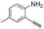215589-37-0,Benzenamine, 2-ethynyl-4-methyl- (9CI)