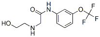 215649-72-2,2-(2-HYDROXYETHYLAMINO)-N-(3-(TRIFLUOROMETHOXY)PHENYL)ACETAMIDE