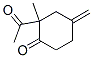 216302-79-3,Cyclohexanone, 2-acetyl-2-methyl-4-methylene- (9CI)