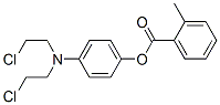 21667-00-5,[4-[bis(2-chloroethyl)amino]phenyl] 2-methylbenzoate