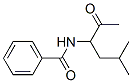 21709-70-6,BENZAMIDE, N-(1-ACETYL-3-METHYLBUTYL)-
