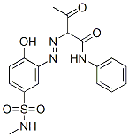 21811-94-9,2-[[2-hydroxy-5-[(methylamino)sulphonyl]phenyl]azo]-3-oxo-N-phenylbutyramide