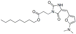 218153-97-0,1-Imidazolidinepropanoic  acid,  4-[[5-(dimethylamino)-2-furanyl]methylene]-2,5-dioxo-,  octyl  ester