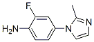 218301-88-3,2-FLUORO-4-(2-METHYL-IMIDAZOL-1-YL)-PHENYLAMINE