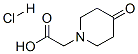 218772-96-4,(4-OXO-PIPERIDIN-1-YL)-ACETIC ACID HYDROCHLORIDE