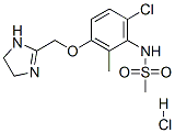 219311-43-0,N-[6-chloro-3-(4,5-dihydro-1H-imidazol-2-ylmethoxy)-2-methyl-phenyl]methanesulfonamide hydrochloride