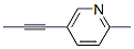 219480-95-2,Pyridine, 2-methyl-5-(1-propynyl)- (9CI)