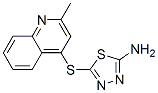 219719-19-4,5-[(2-METHYL-4-QUINOLYL)THIO]-1,3,4-THIADIAZOL-2-AMINE