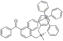 219733-07-0,N-(4-[BENZOYL]BENZYL)-N-BENZYL-N,N-DIMETHYL AMMONIUM TETRAPHENYLBORATE