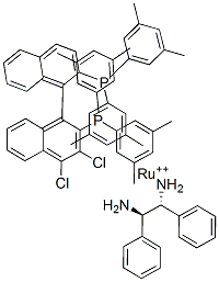 220114-03-4,Dichloro{(S)-(-)-2,2'-bis[di(3,5-xylyl)phosphino]-1,1'-binaphthyl}[(1S,2S)-(-)-1,2-diphenylethylenediamine]ruthenium(II)
