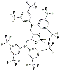 220196-30-5,(+)-O-ISOPROPYLIDENE-2,3-DIHYDROXY-1,4-BIS[BIS(3,5-DIFLUOROMETHYLPHENYL)PHOSPHINO]BUTANE