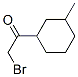 220270-23-5,Ethanone, 2-bromo-1-(3-methylcyclohexyl)- (9CI)