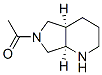 220505-47-5,1H-Pyrrolo[3,4-b]pyridine, 6-acetyloctahydro-, (4aR,7aR)- (9CI)
