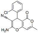 220986-34-5,4H,5H-PYRANO[4,3-B]PYRAN-3-CARBONITRILE, 2-AMINO-4-(2-CHLOROPHENYL)-7-METHYL-5-OXO-