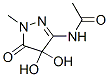 221325-72-0,Acetamide,  N-(4,5-dihydro-4,4-dihydroxy-1-methyl-5-oxo-1H-pyrazol-3-yl)-