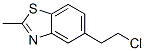 22240-44-4,Benzothiazole, 5-(2-chloroethyl)-2-methyl- (8CI)
