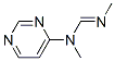 222550-16-5,Methanimidamide, N,N-dimethyl-N-4-pyrimidinyl- (9CI)