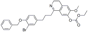 22320-18-9,Carbonic  acid,  1-[3-[4-(benzyloxy)-3-bromophenyl]propyl]-3,4-dihydro-6-methoxy-7-isoquinolyl  ethyl  ester  (8CI)