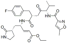 223537-30-2,ethyl (E,4S)-4-[[(2R,5S)-2-[(4-fluorophenyl)methyl]-6-methyl-5-[(5-met hyloxazole-3-carbonyl)amino]-4-oxo-heptanoyl]amino]-5-[(3S)-2-oxopyrro lidin-3-yl]pent-2-enoate