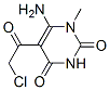 22365-19-1,6-AMINO-5-(CHLOROACETYL)-1-METHYLPYRIMIDINE-2,4(1H,3H)-DIONE