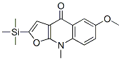 223668-28-8,Furo[2,3-b]quinolin-4(9H)-one,  6-methoxy-9-methyl-2-(trimethylsilyl)-