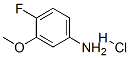 22510-10-7,4-FLUORO-3-METHOXYANILINE HYDROCHLORIDE 98