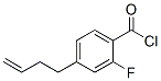 225240-69-7,Benzoyl chloride, 4-(3-butenyl)-2-fluoro- (9CI)