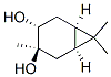 22556-08-7,[1S-(1alpha,3beta,4alpha,6alpha)]-3,7,7-trimethylbicyclo[4.1.0]heptane-3,4-diol