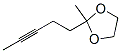 22592-16-1,1,3-Dioxolane,  2-methyl-2-(3-pentynyl)-  (7CI,8CI,9CI)